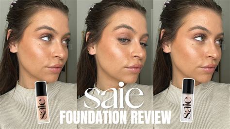 new saie beauty foundation honest review how to use it properly youtube