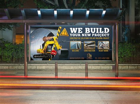 01 Construction Business Billboard Template By Owpictures On Dribbble