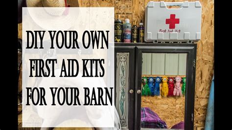 It seems like a ton of stuff, but our son will be 11 hours from home. DIY First Aid Kit For Your Barn- The Most Important Thing ...