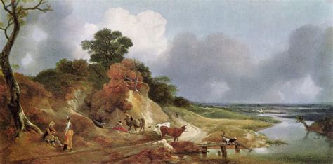 landscape with the village cornard thomas gainsborough
