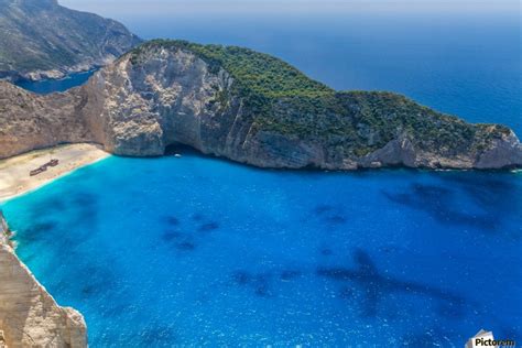 Navagio Beach With Shipwreck On Zakynthos Island In Greece