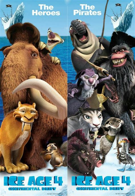 Ice Age Continental Drift Ice Age Continental Drift Movie Posters