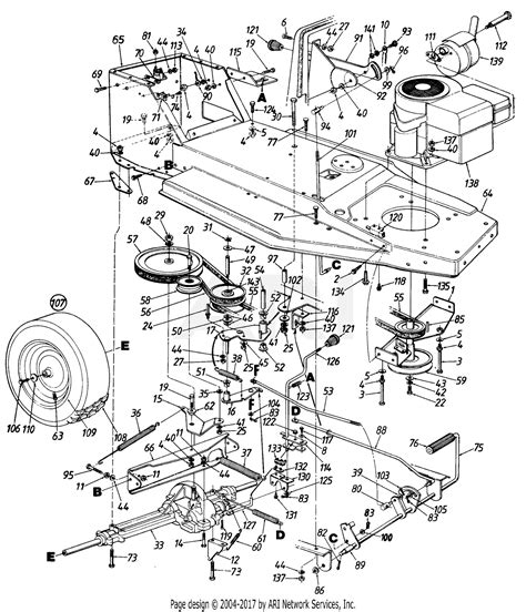 Mtd 130 440 000 1990 Parts Diagram For Parts