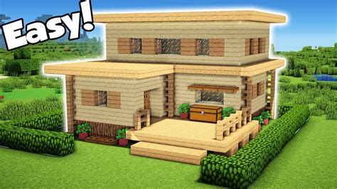 Minecraft: Easy Starter House Tutorial - How to Build a ...