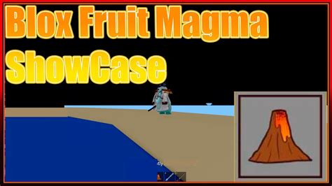 Blox Fruit Magma V1 Showcase YouTube