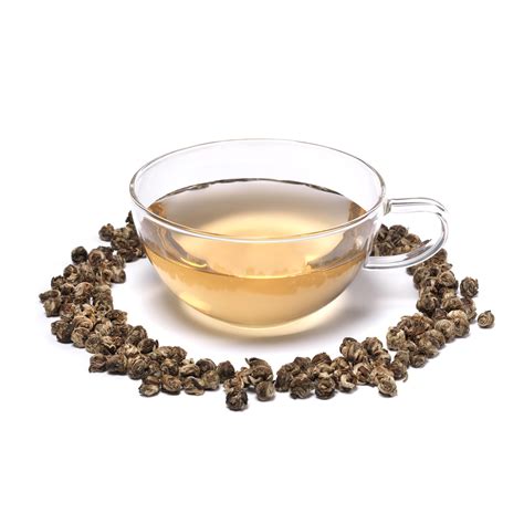 The aromatic addition of pleasantly scented jasmine enhances the invigorating experience of green tea. Jasmine Dragon Pearls | Green Tea | Whittard of Chelsea