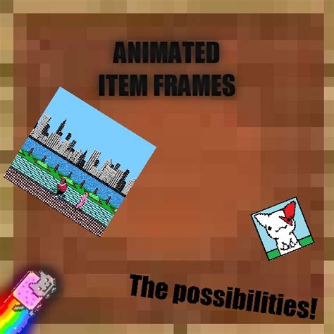 Custom Animated Paintings Item Frames In Minecraft Easy 10 Step