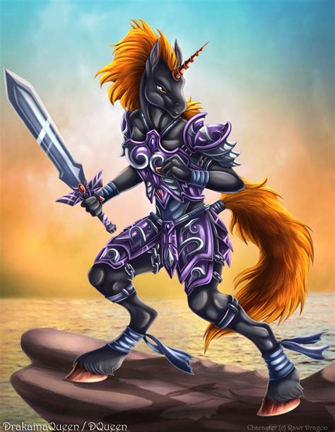 Unicorn Warrior By Drakainaqueen On Deviantart