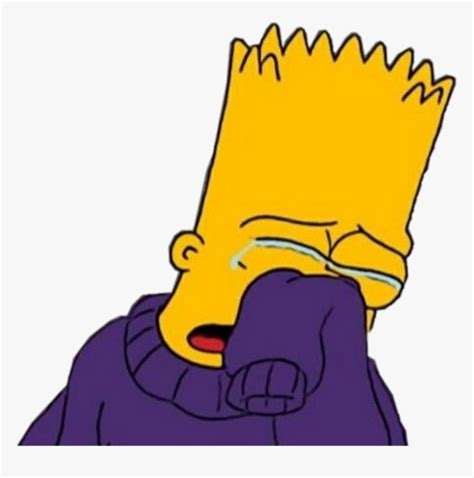 Sad Miserable Simpsons Cry Crying Hurt Freetoedit Clipart Broken