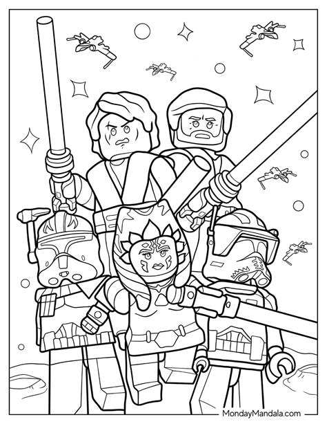 24 Lego Star Wars Coloring Pages (Free PDF Printables)