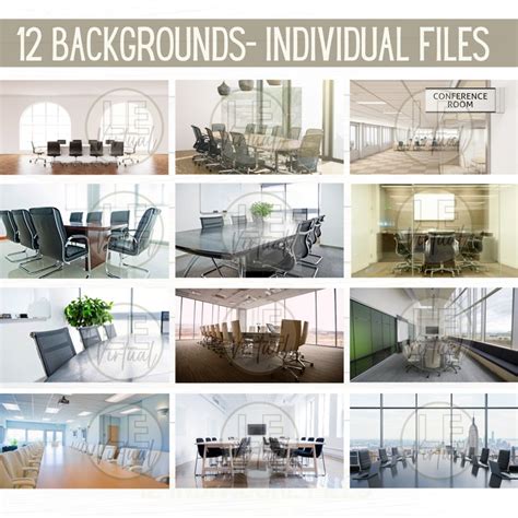 12 Conference Room Zoom Backgrounds Zoom Meeting Virtual Etsy Sweden
