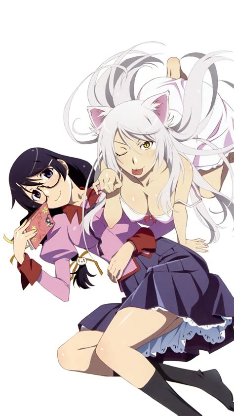 Monogatari Tsubasa Hanekawa HTC One Wallpaper X