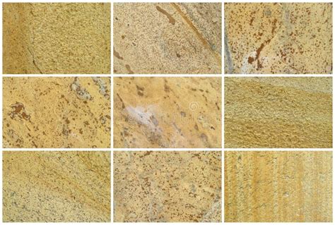 Twelve Natural Limestone Background Or Textures Stock Image Image Of