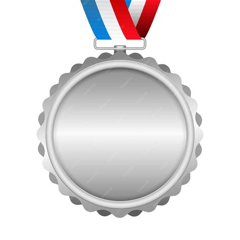 Premium Vector Silver Medal