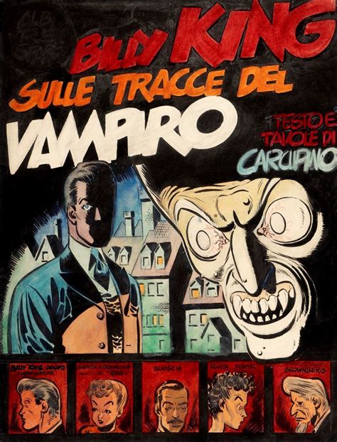 Fernando Carcupino Billy King Sulle Tracce Del Vampiro Fumetti