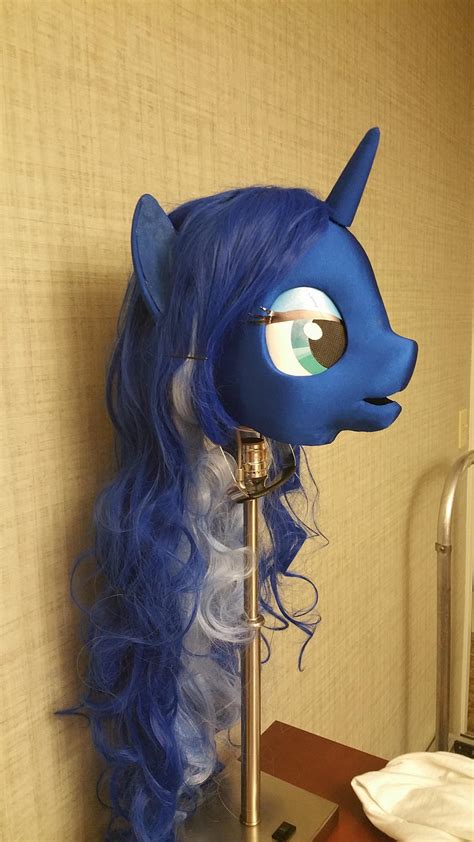 Princess Luna My Little Pony Cosplay Mask Complete By Bramblebunny On