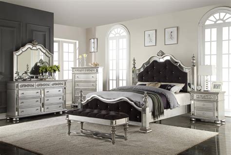 Abbey park antique white upholstered sleigh bedroom set. MYCO Furniture KE170-K Kealynn Luminous Antique White ...