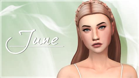 June The Sims 4 Create A Sim Cc List And Sim Download Youtube