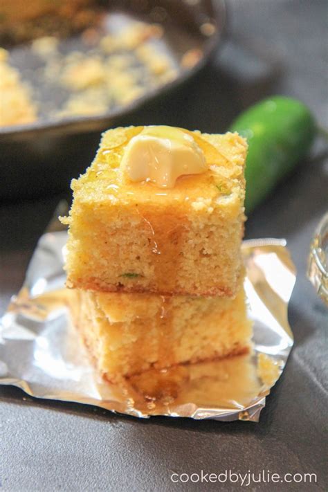 Honey Jalapeno Cheddar Cornbread Video Cooked By Julie