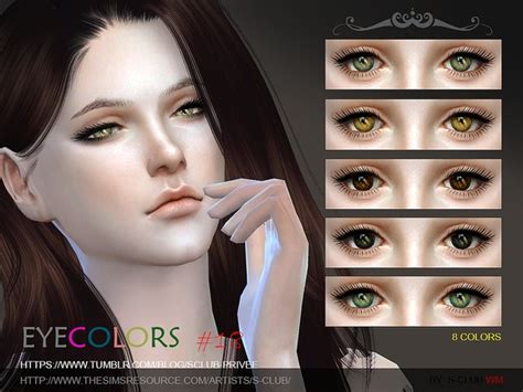 Eyecolor 18 By S Club Wm At Tsr Sims 4 Updates