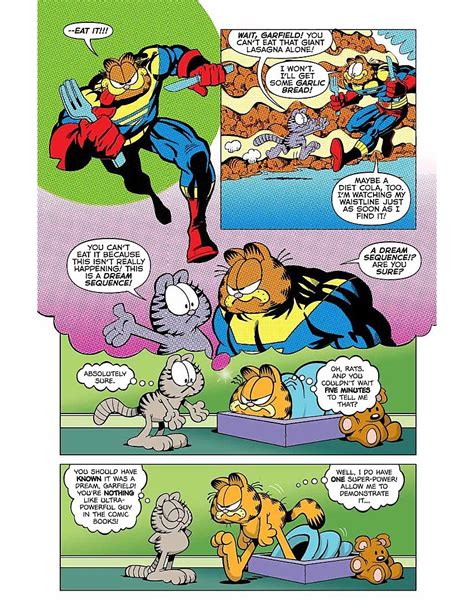 It's act as a filter. 'Garfield' Comic Book Features Lasagna Superheroics Preview