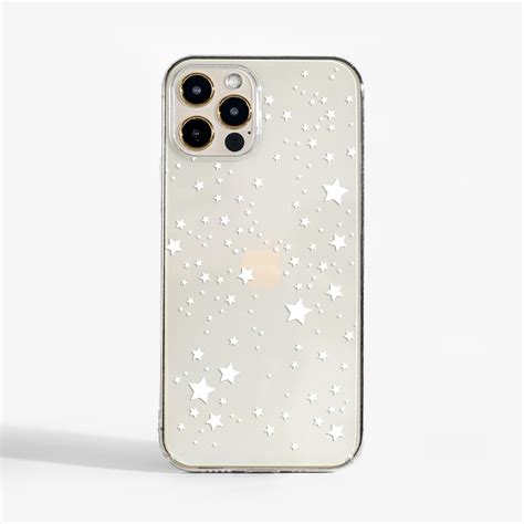 Stars Clear Slimeline Phone Case Dessi Designs Dessi Designs