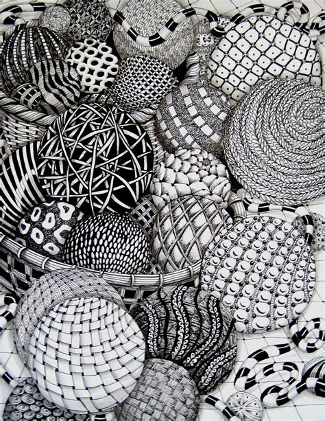 Výsledek Obrázku Pro Zentangle Spheres Zentangle Patterns Zentangle