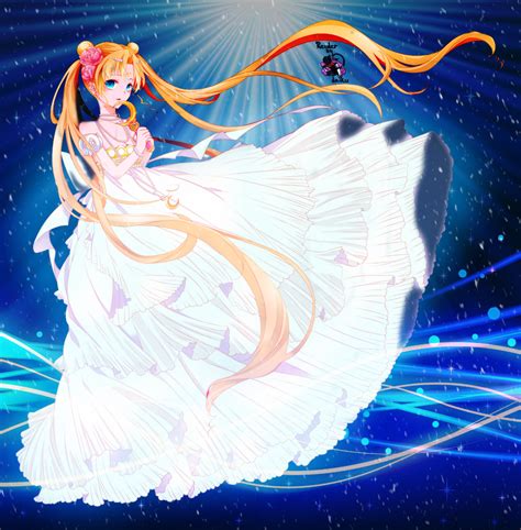 Who put bandages on luna's moon on her forehead? Princess Serenity ~ Sailor Moon Crystal by DarkemoBlood on ...