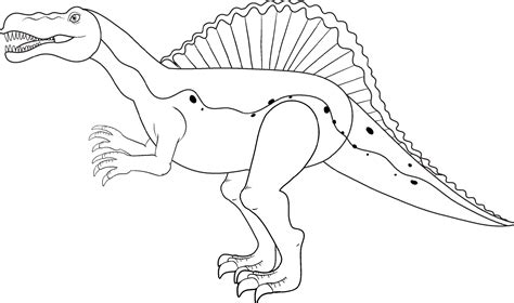 Coloring Page Spinosaurus Coloring Pages Dinosaur Coloring Pages