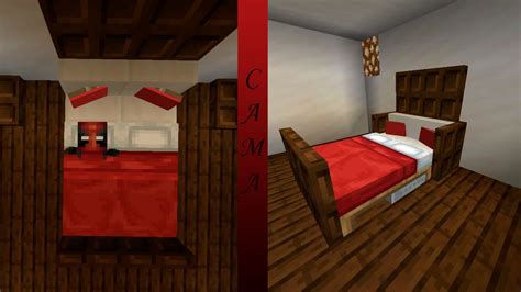 Como Hacer Una Cama Moderna En Minecraft Base Youtube