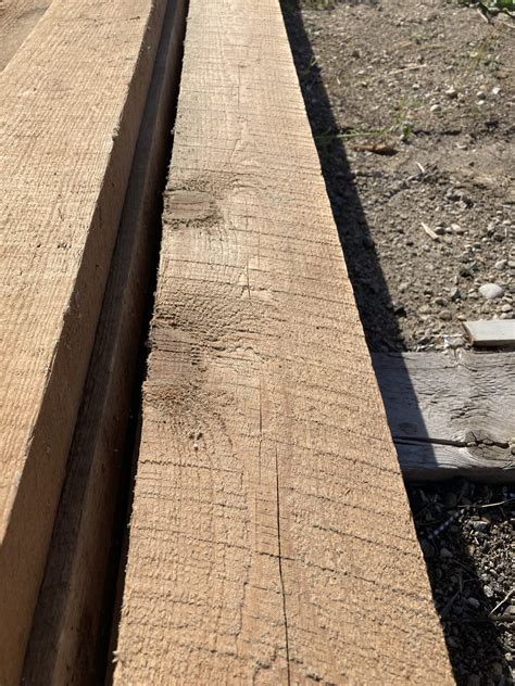 2x6 Full Size Rough Sawn Reclaimed Douglas Fir Lumber