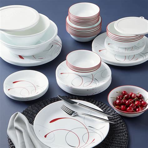 Classic Splendor 78 Piece Dinnerware Set Service For 12 Pyrex