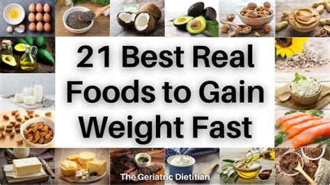 21 Best Foods To Gain Weight Fast According To A Dietitian The