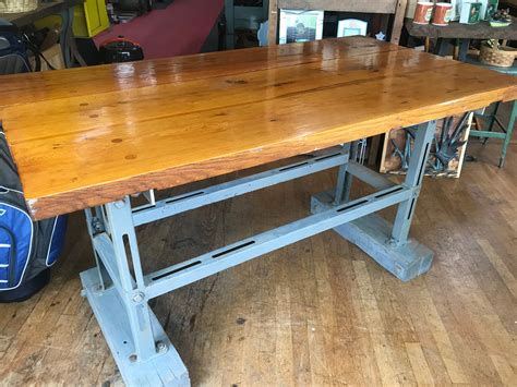 Vintage Industrial Workbench Get A Grip And More