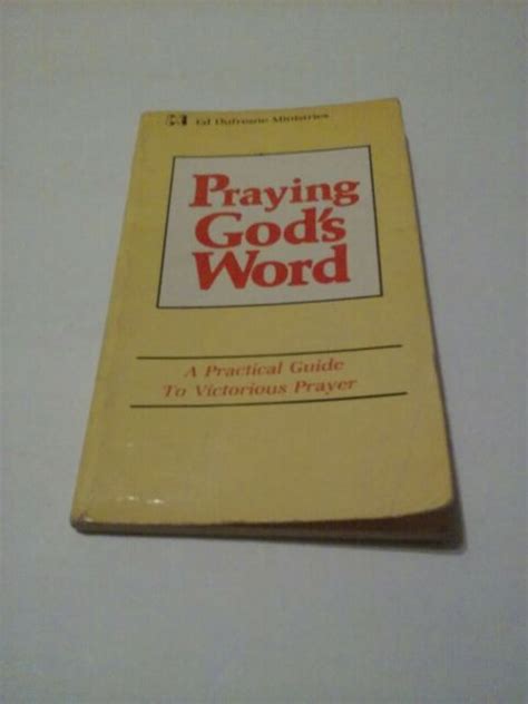 Praying Gods Word Ed Dufresne Ministries 1982 Hardcover Ebay