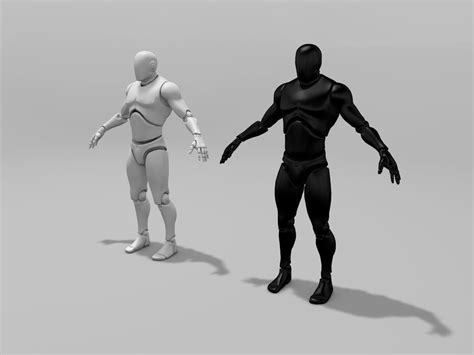 Rigged Rigged Characters Low Poly 3d Model Cgtrader