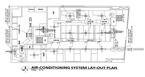Airconditioning System Layout Plan Defined In This Autocad File