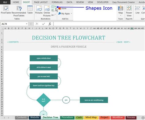 How To Find And Use Excels Free Flowchart Templates