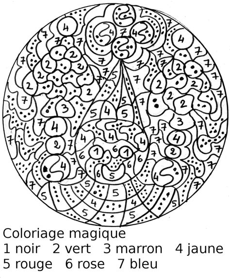 23 Dessins De Coloriage Magique Maternelle à Imprimer