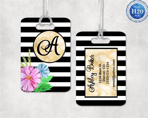 Start with one of our designs, or design your own bag with our personalization tool. Personalized Luggage Tag (LT18) by H20DesignsStudio on ...