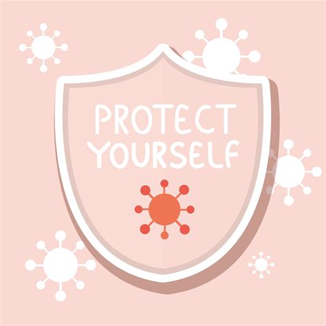 Protect Yourself Stamp 3718259 Vector Art At Vecteezy