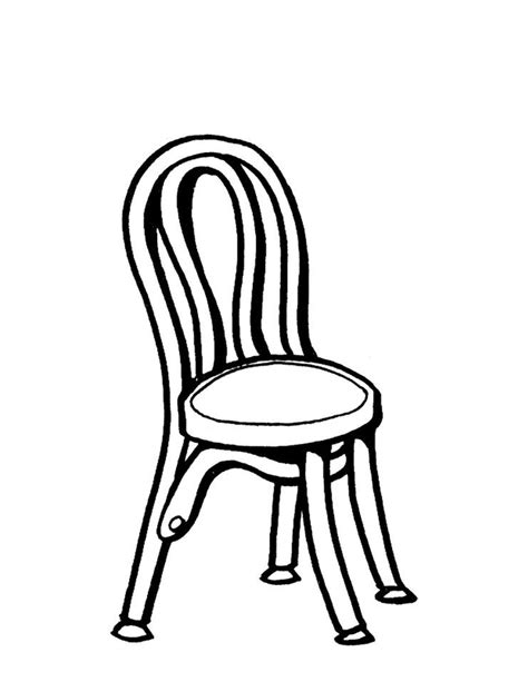 Imagem De Uma Cadeira Para Colorir