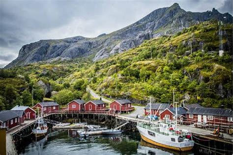 Lofoten Islands Hurtigruten Land Excursion Fjord Travel Norway