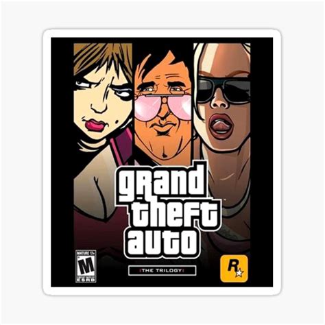 Grand Theft Auto Poster Sticker For Sale By Houssambn Redbubble