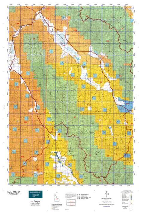 Idaho Gmu 37 Map Mytopo