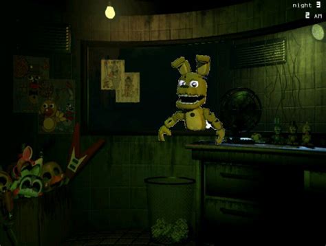 Springtrap Looking Through The Window Fnaf World Edit Five Nights At