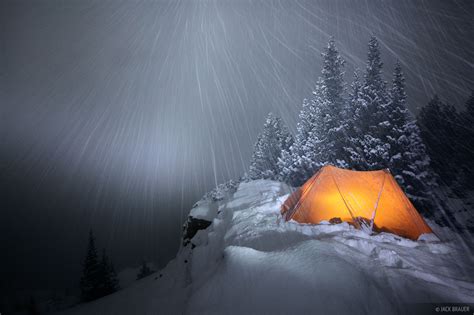 Winter Camping At Blue Lakes Mountain Photography By Jack Brauer