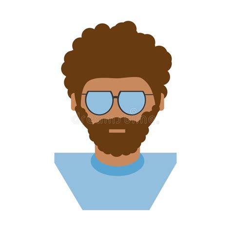 People Hipster Man Icon Image Stock Illustration Illustration Of