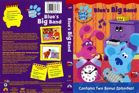 Blues Clues Blues Big Band Scanned Dvd Cover Big Band Dvd Covers
