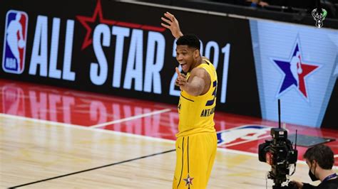 Nba精彩图片：全明星赛詹姆斯队170 150击败杜兰特队，字母哥赢得mvp 球迷屋